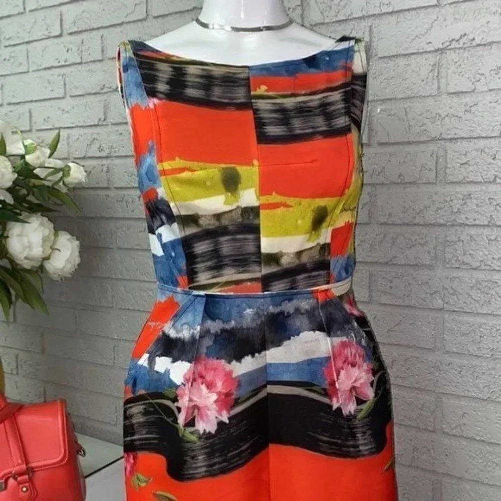 Milly Multi Color Mini Dress Size 0 - Picture 3 of 14